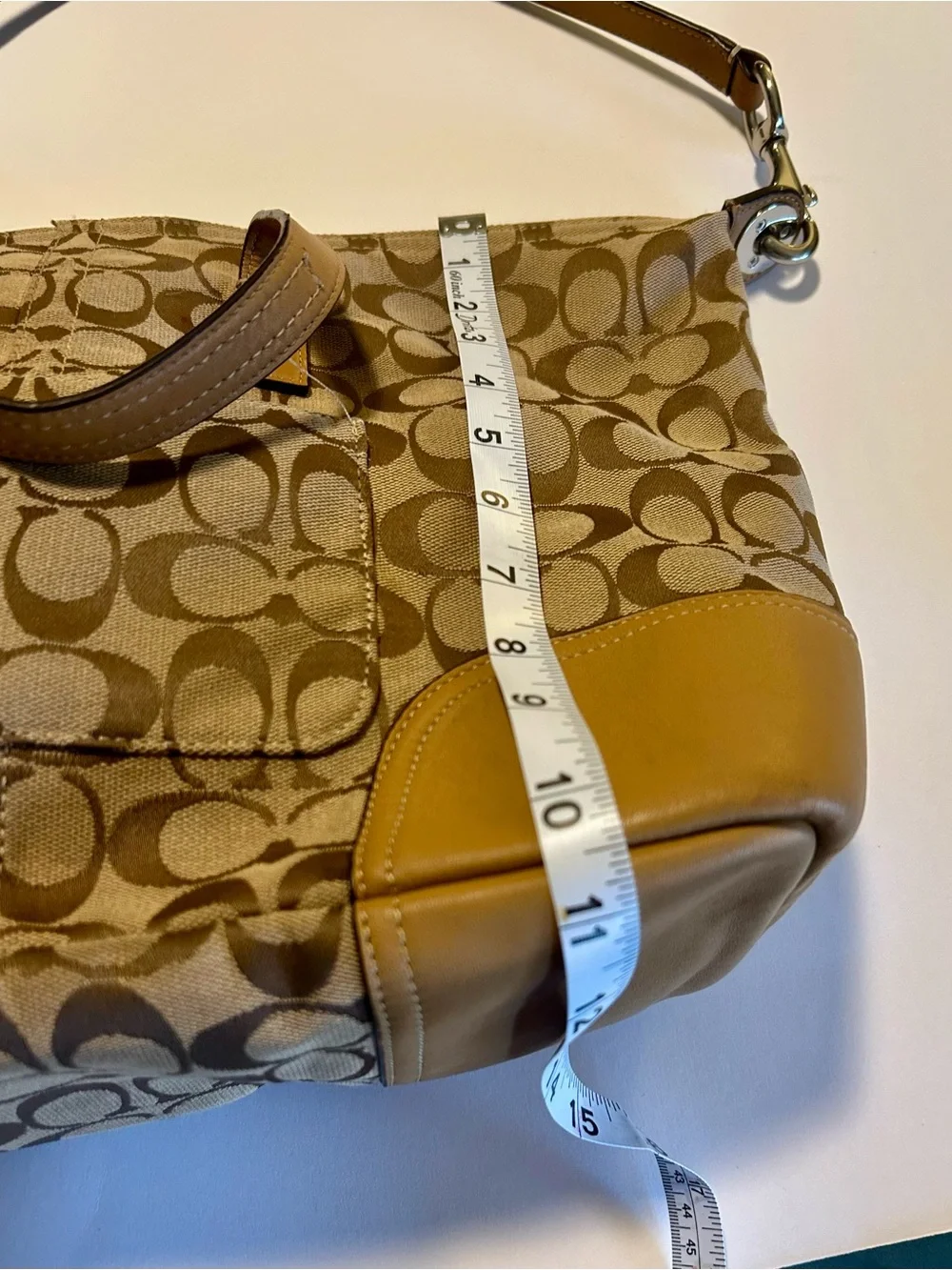 Vintage Coach Soho Signature Buckle Tote Bag-F13841 Y2K